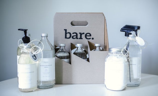 Photo of bare. cleaning essentials