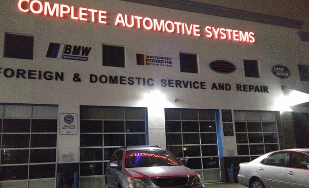 Photo of Complete Automotive Systems