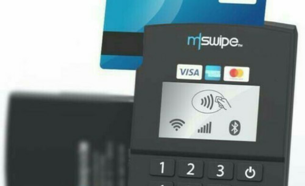 Photo of Mswipe transaction machine retailer