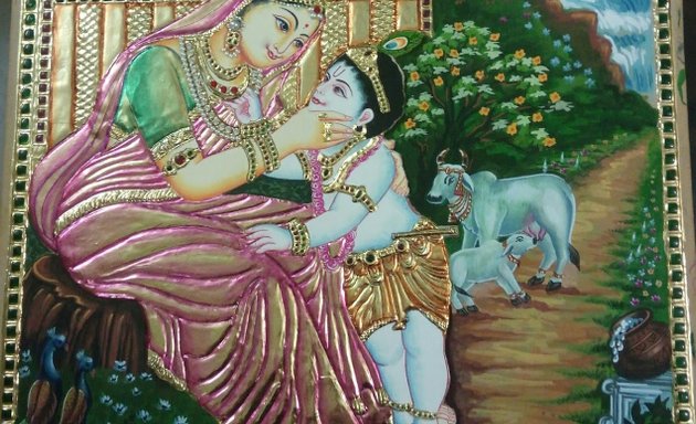 Photo of Chitram School of Tanjore painting