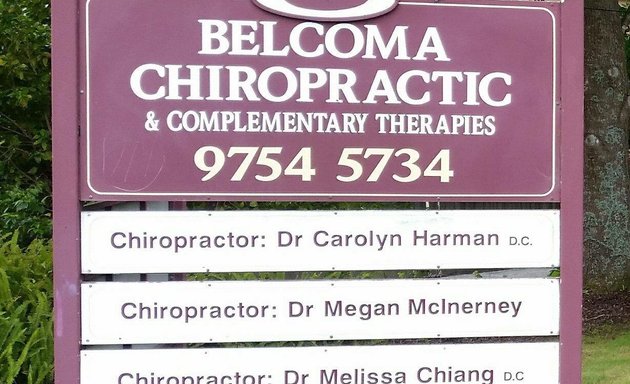 Photo of Belcoma Chiropractic Centre