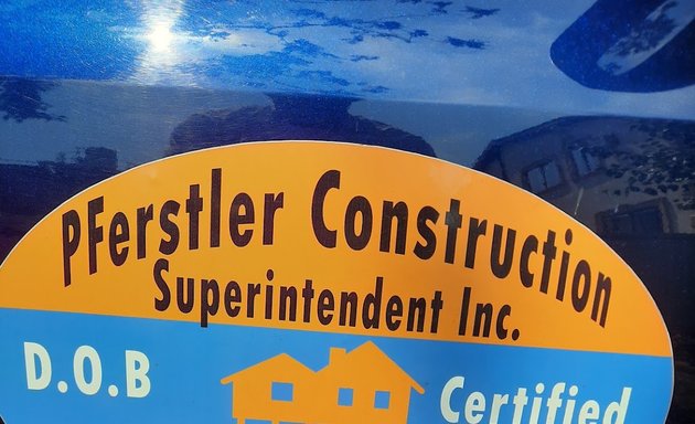 Photo of PFerstler Construction Superintendent Inc
