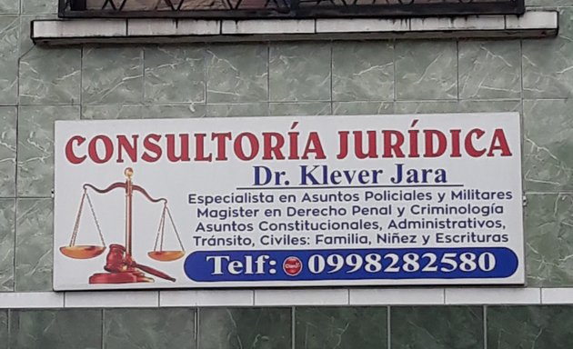 Foto de Consultoría Jurídica DR. KLEVER JARA