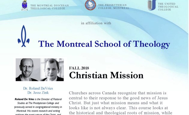 Photo of Montreal School of Theology