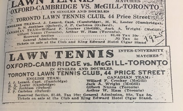 Photo of Toronto Lawn Tennis Club