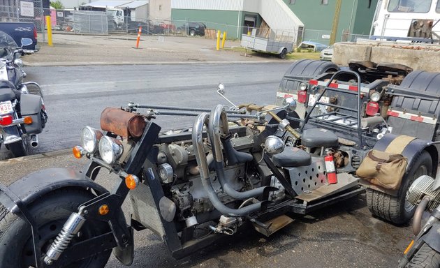 Photo of Old Motorcycle Shop