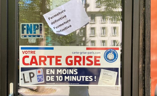 Photo de Carte Grise Paris