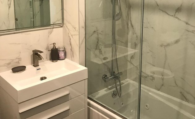 Photo of Frameless shower doors and Mirrors, shower enclosure