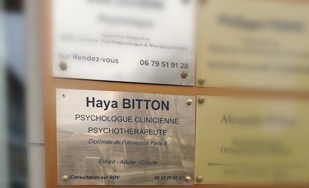 Photo de Haya Bitton Psychologue - EMDR / Approche intégrative