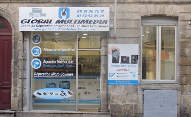 Photo de Global Multimedia - Réparation Samsung, iphone, Huawei, Sony, Oppo, Asus, Xiaomi, LG... Bordeaux 33