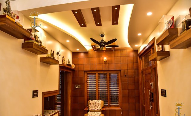 Photo of elegant living interiors