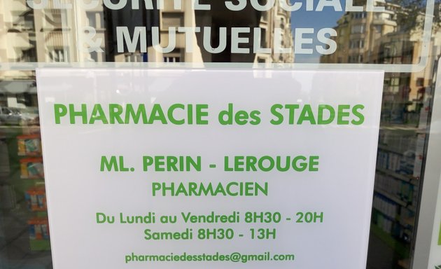 Photo de Pharmacie des Stades