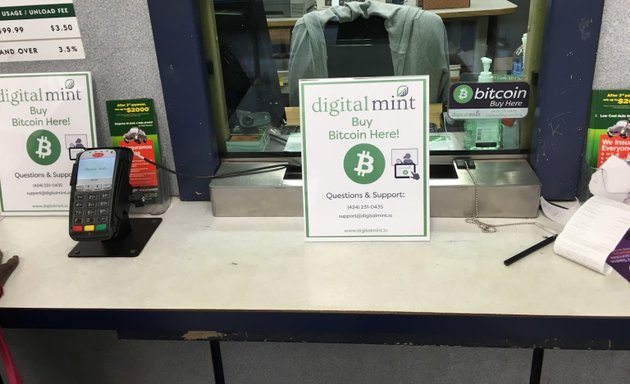 Photo of DigitalMint Bitcoin ATM Teller Window