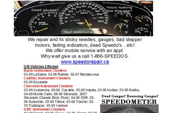 Photo of Speedometer Repair