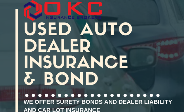 Photo of Used Motor Vehicle Dealer Insurance & Bonds