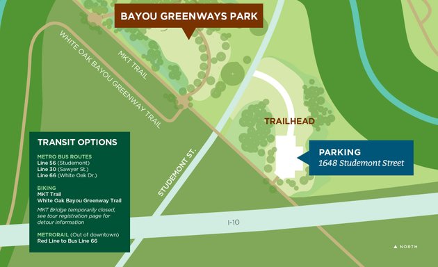 Photo of Bayou Greenways Park Trailhead & Parking