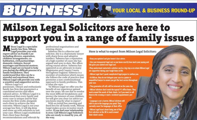 Photo of Milson Legal Solicitors