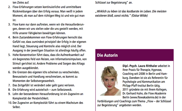 Foto von Dipl. Psych. Laura Ritthaler: Privatpraxis und Ausbildung für Therapie & psychologisches Coaching