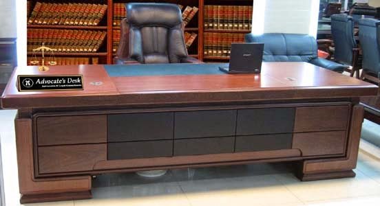 Photo of Advocate's Desk