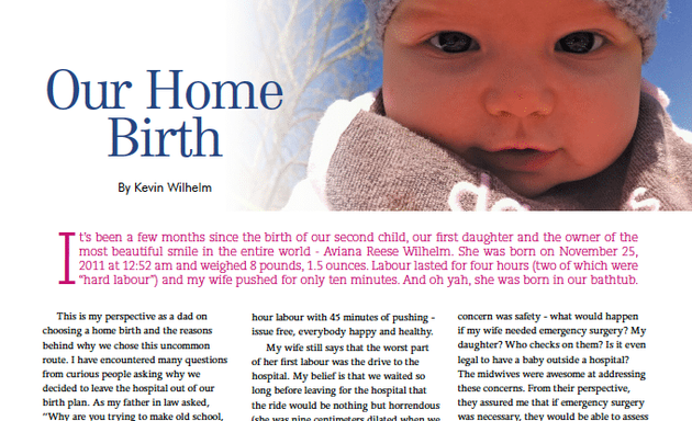 Photo of Birthing Magazine