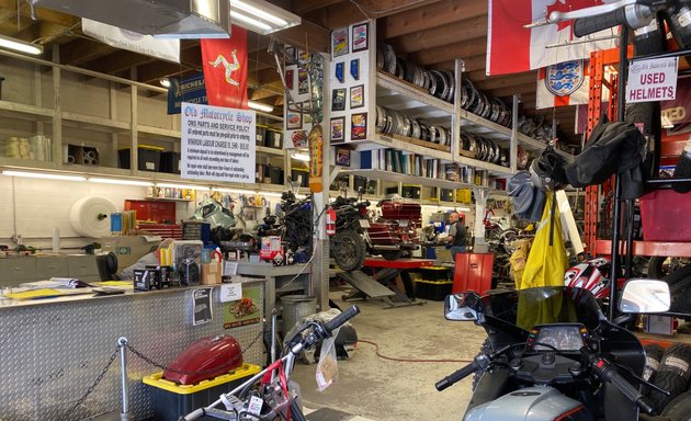 Photo of Old Motorcycle Shop