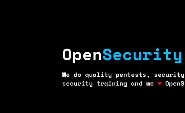 Photo of OpenSecurity