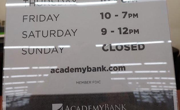 Photo of Academy Bank
