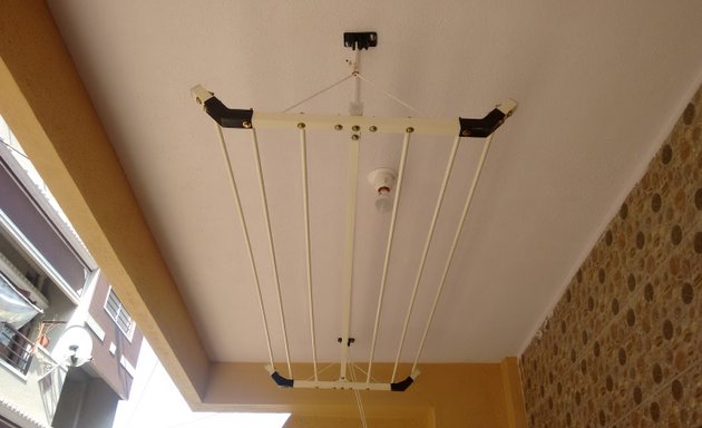 Photo of Pulley type cloth Drying hanger(wash 'N' Dry)