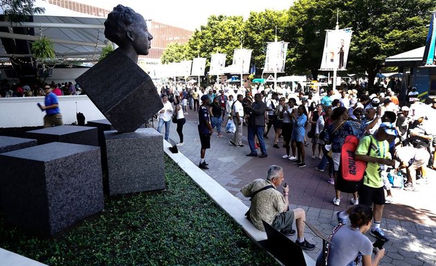 Photo of Althea Gibson Statue