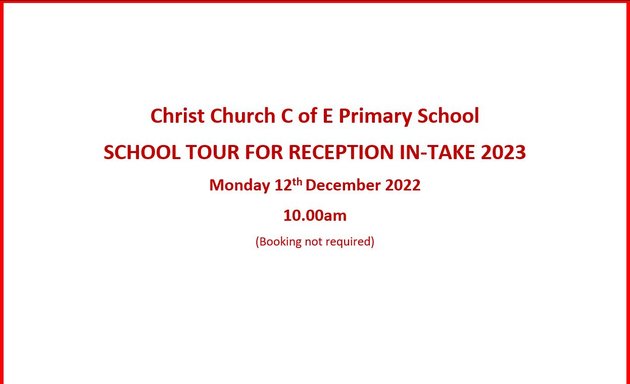 Photo of Christ Church CofE Primary School