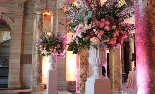 Photo of Pinstripes and Peonies