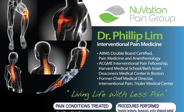 Photo of NuVation Pain Group: Phillip Lim, DO, MPH