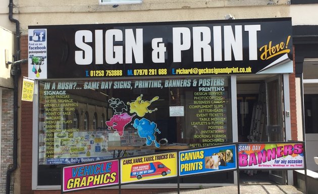 Photo of SIGNS - Gecko Sign and Print