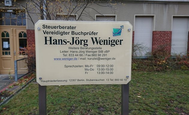 Foto von Hans-Jörg Weniger Steuerberater