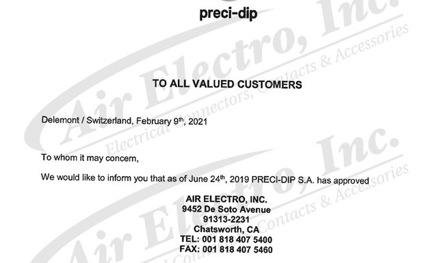 Photo of Air Electro Inc