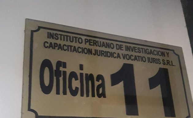 Foto de Instituto Peruano De Investigacion Y Capacitacion Juridica Vocatio Iuris