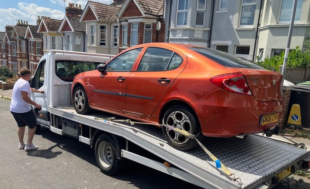 Photo of scrap car and van collection