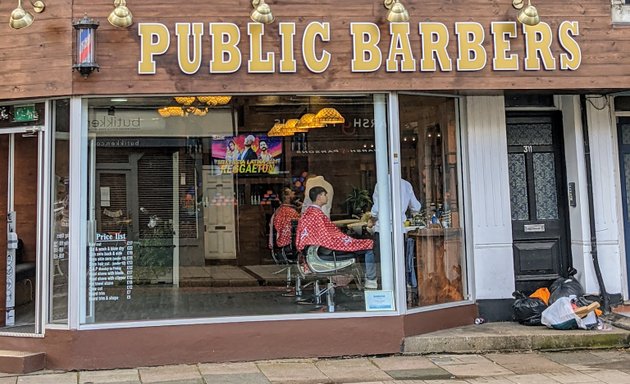Photo of public barbers