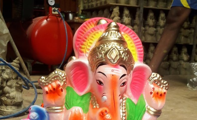 Photo of Eco friendly clay ganesha & gowri idols factory