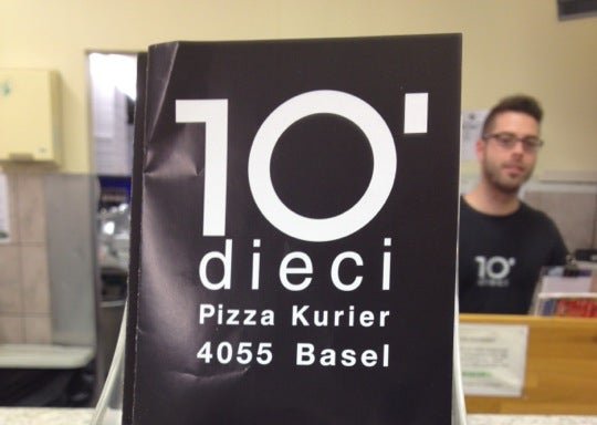 Foto von dieci Pizza Kurier Basel