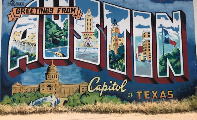 Photo of Greetings From Austin Mural