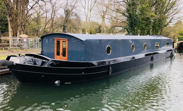 Photo of The modern canal boat