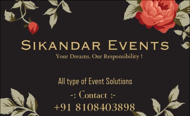 Photo of Sikandar Events