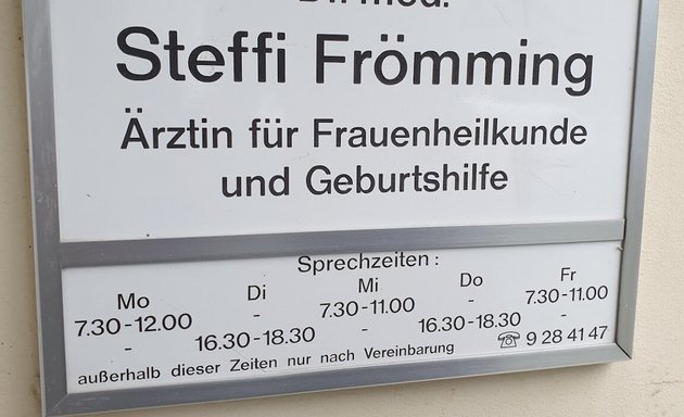 Foto von Dr.med. Steffi Frömming Fachärztin für Frauenheilkunde und Geburtshilfe