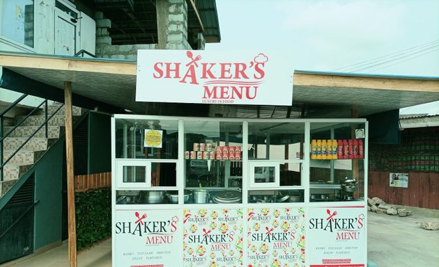 Photo of Shaker's Menu