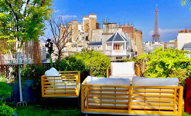 Photo de terrasse et jardin de paris boulogne