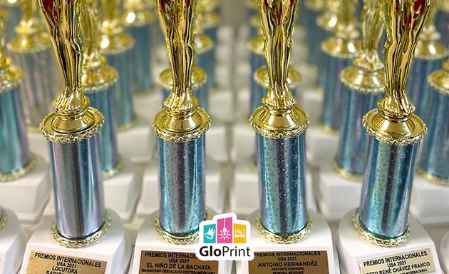 Photo of Gloprint printing, trophies and medals