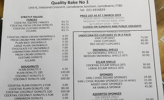 Photo of Quality Bake Wholesale Division