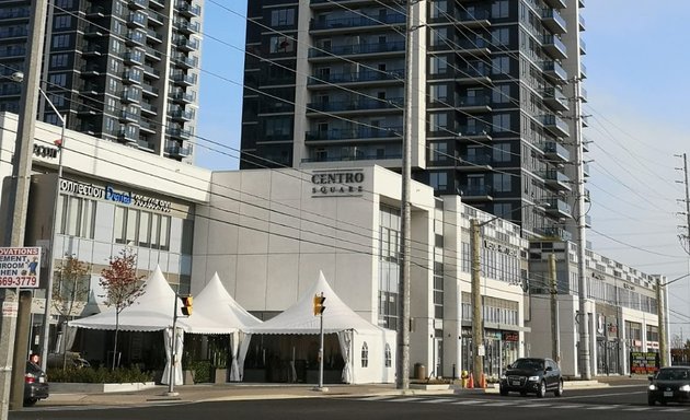 Photo of Centro Square Condos Sales Office by Liberty Development