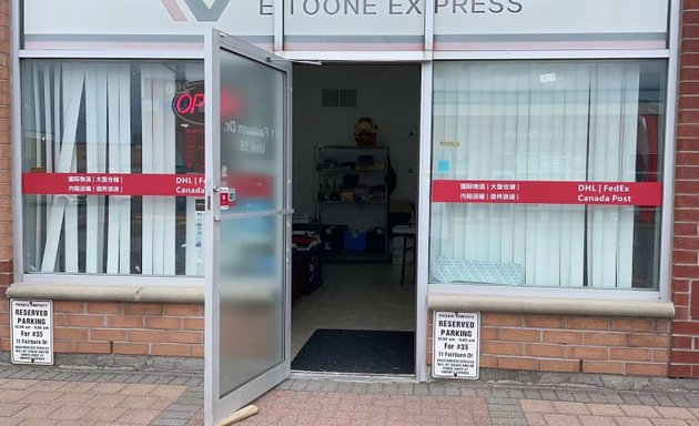 Photo of Etoone Express International Ltd. Markham Store